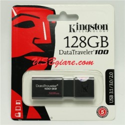 USB 3.0 128GB Kingston DT100G3 Data Traveler